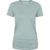 Mountain Warehouse Active Ruched Longline T-shirt In Blue