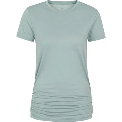 Mountain Warehouse Active Ruched Longline T-shirt In Blue