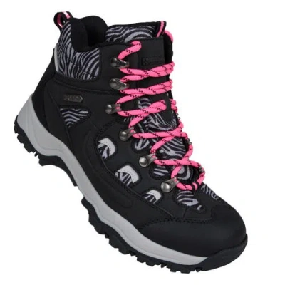 Mountain Warehouse Adventurer Printed Waterproof Walking Boots In Pink