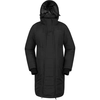 Mountain Warehouse Amethyst Long Maternity Padded Jacket In Black
