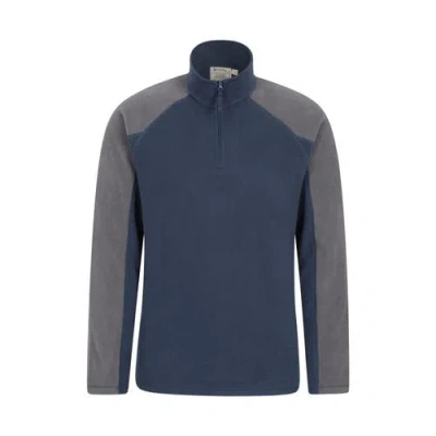 Mountain Warehouse Ashbourne Ii Half Zip Fleece Top In Blue