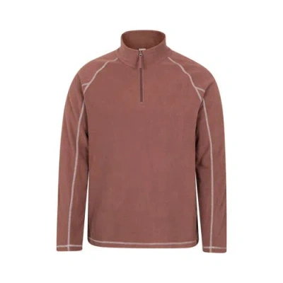 Mountain Warehouse Ashbourne Ii Half Zip Fleece Top In Brown