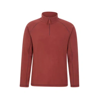 Mountain Warehouse Ashbourne Ii Half Zip Fleece Top In Red
