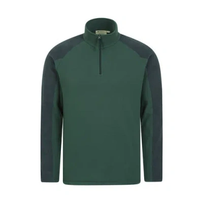 Mountain Warehouse Ashbourne Ii Half Zip Fleece Top In Green