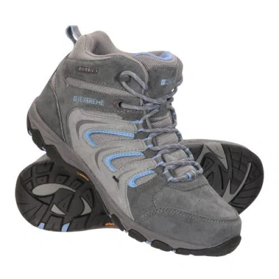 Mountain Warehouse Aspect Extreme Waterproof Isogrip Walking Boots In Gray