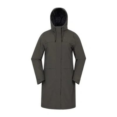 Mountain Warehouse Avery Waterproof Long Length Jacket In Gray