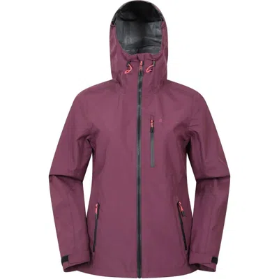 Mountain Warehouse Bachill 3 Layer Waterproof Jacket In Purple