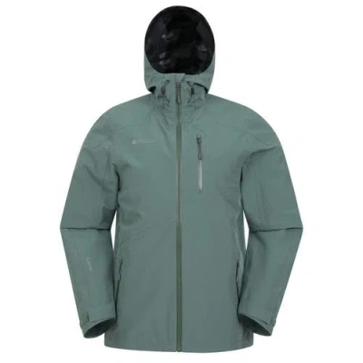 Mountain Warehouse Bachill Three Layer Waterproof Jacket In Green