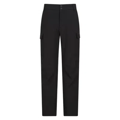 Mountain Warehouse Beacon Softshell Fleece Lined Pants In Black