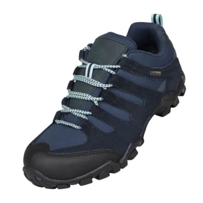 Mountain Warehouse Belfour Suede Waterproof Walking Shoes In Blue