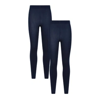 Mountain Warehouse Brushed Isotherm Thermal Leggings In Blue