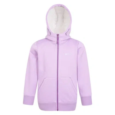 Mountain Warehouse Childrens/kids Alpine Ii Full Zip Hoodie In Purple