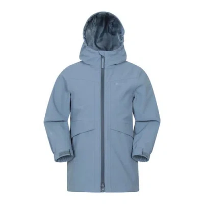 Mountain Warehouse Childrens/kids April Waterproof Jacket In Blue
