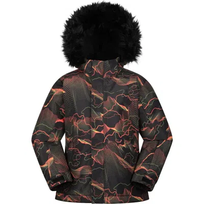 Mountain Warehouse Childrens/kids Berg Abstract Ski Jacket In Green