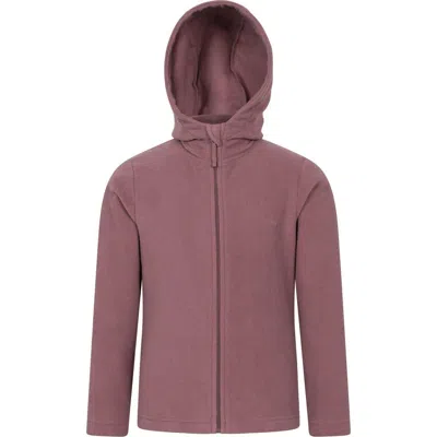 Mountain Warehouse Childrens/kids Camber Full Zip Hoodie In Pink