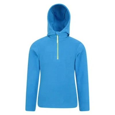 Mountain Warehouse Childrens/kids Camber Ii Fleece Hoodie In Blue