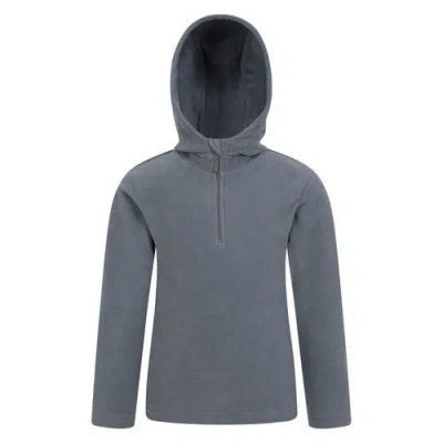 Mountain Warehouse Childrens/kids Camber Ii Fleece Hoodie In Blue