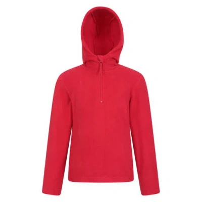 Mountain Warehouse Childrens/kids Camber Ii Fleece Hoodie In Red