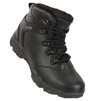 Mountain Warehouse Childrens/kids Canyon Waterproof Suede Walking Boots In Black
