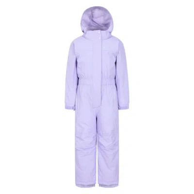 Mountain Warehouse Childrens/kids Cloud All In One Waterproof Snowsuit In Purple