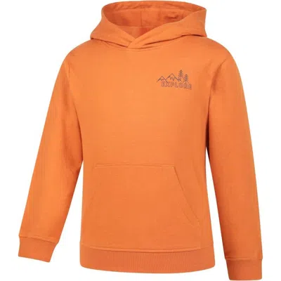 Mountain Warehouse Childrens/kids Explore Graphic Hoodie In Orange