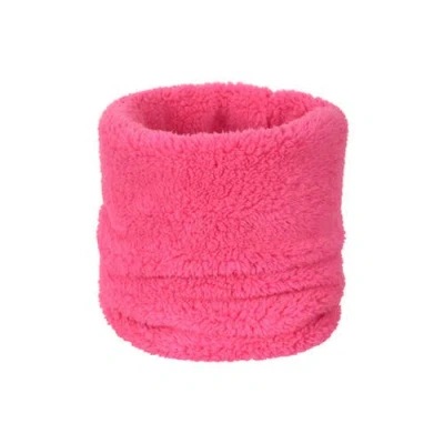 Mountain Warehouse Childrens/kids Fleece Fleece Neck Gaiter In Pink