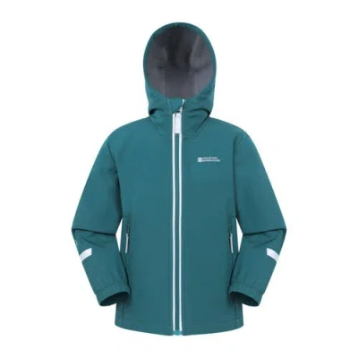 Mountain Warehouse Childrens/kids Huxley Reflective Soft Shell Jacket In Blue