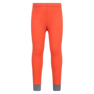 Mountain Warehouse Childrens/kids Ii Merino Wool Base Layer Bottoms In Orange