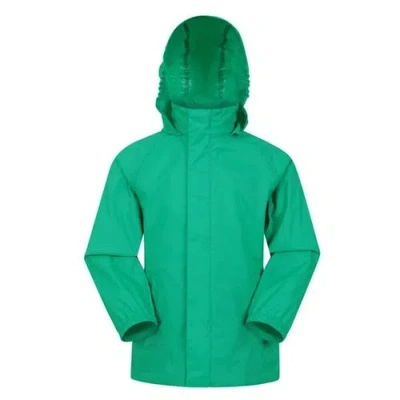 Mountain Warehouse Childrens/kids Pakka Ii Waterproof Jacket In Green