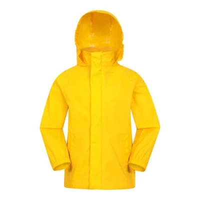 Mountain Warehouse Childrens/kids Pakka Ii Waterproof Jacket In Yellow