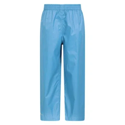 Mountain Warehouse Childrens/kids Pakka Ii Waterproof Over Trousers In Blue