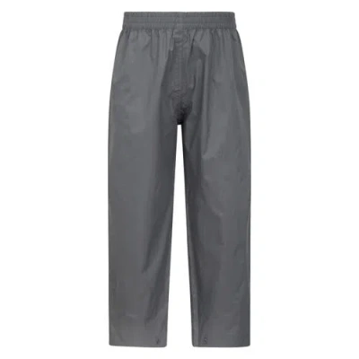 Mountain Warehouse Childrens/kids Pakka Ii Waterproof Over Trousers In Gray