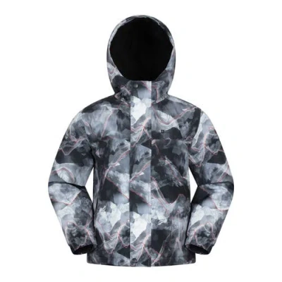 Mountain Warehouse Childrens/kids Polar Zone Printed Jacket & Salopettes Set In Gray