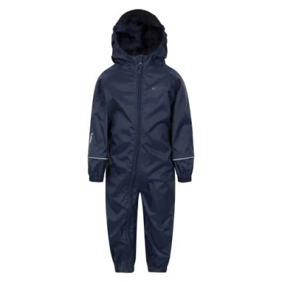 Mountain Warehouse Childrens/kids Puddle Waterproof Rain Suit In Blue
