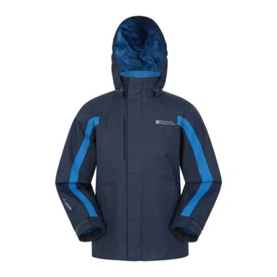 Mountain Warehouse Childrens/kids Samson Ii Waterproof Jacket In Blue