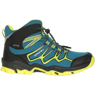 Mountain Warehouse Childrens/kids Softshell Waterproof Walking Boots In Blue