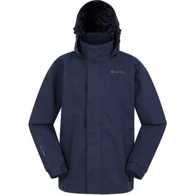 Mountain Warehouse Childrens/kids Solar Waterproof Jacket In Blue