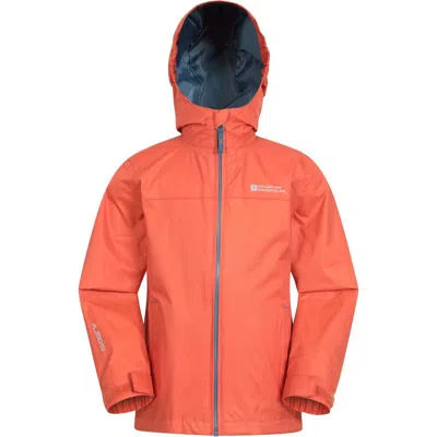 Mountain Warehouse Childrens/kids Torrent Taped Seam Waterproof Jacket In Orange