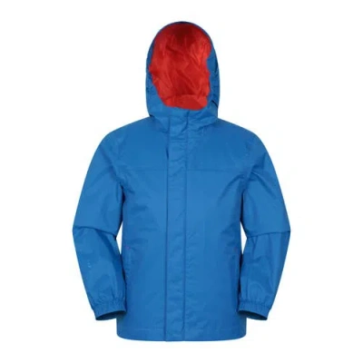 Mountain Warehouse Childrens/kids Torrent Waterproof Jacket In Blue