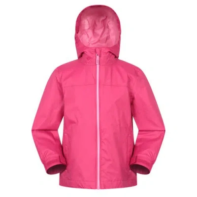 Mountain Warehouse Childrens/kids Torrent Waterproof Jacket In Pink
