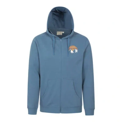 Mountain Warehouse Circle Mountain Drawcord Full Zip Hoodie In Blue
