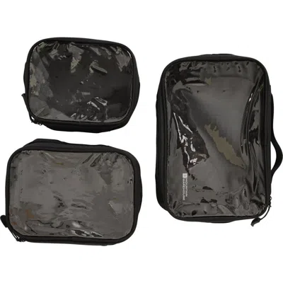 Mountain Warehouse Clear Travel Toiletry Bag Set In Black