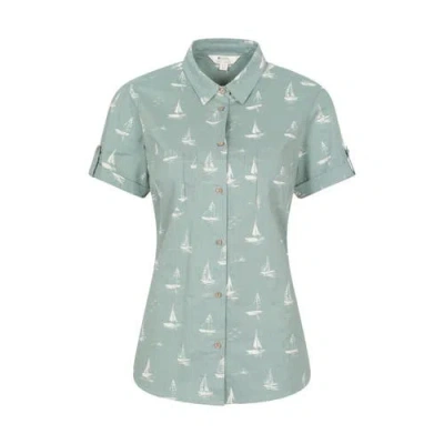 Mountain Warehouse Coconut Sailboat Short-sleeved Shirt In Green