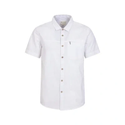 Mountain Warehouse Coconut Slub Short-sleeved Shirt In White