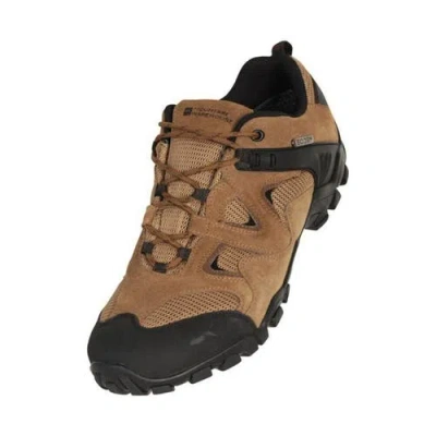 Mountain Warehouse Curlews Waterproof Suede Walking Shoes In Brown