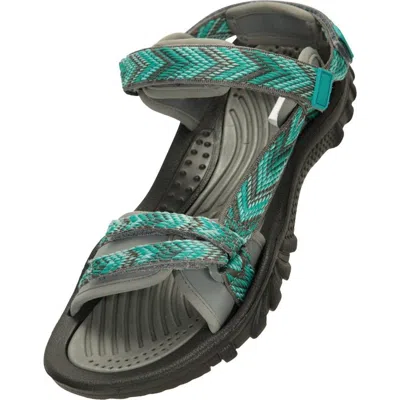 Mountain Warehouse Cyprus Chevron Sandals In Green