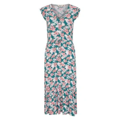 Mountain Warehouse Cyprus Tiered Ruffles Dress In Multi