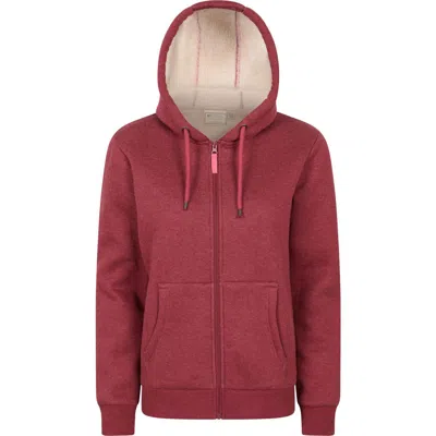 Mountain Warehouse Dalton Fleece Lined Full Zip Hoodie In Brown