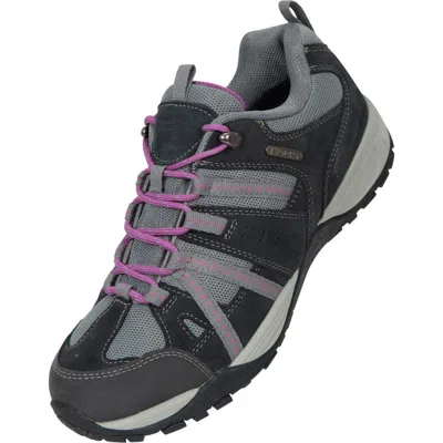 Mountain Warehouse Direction Ii Suede Wide Walking Shoes In Multi