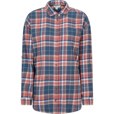 Mountain Warehouse Elm Flannel Relaxed Fit Long-sleeved Shirt In Multi
